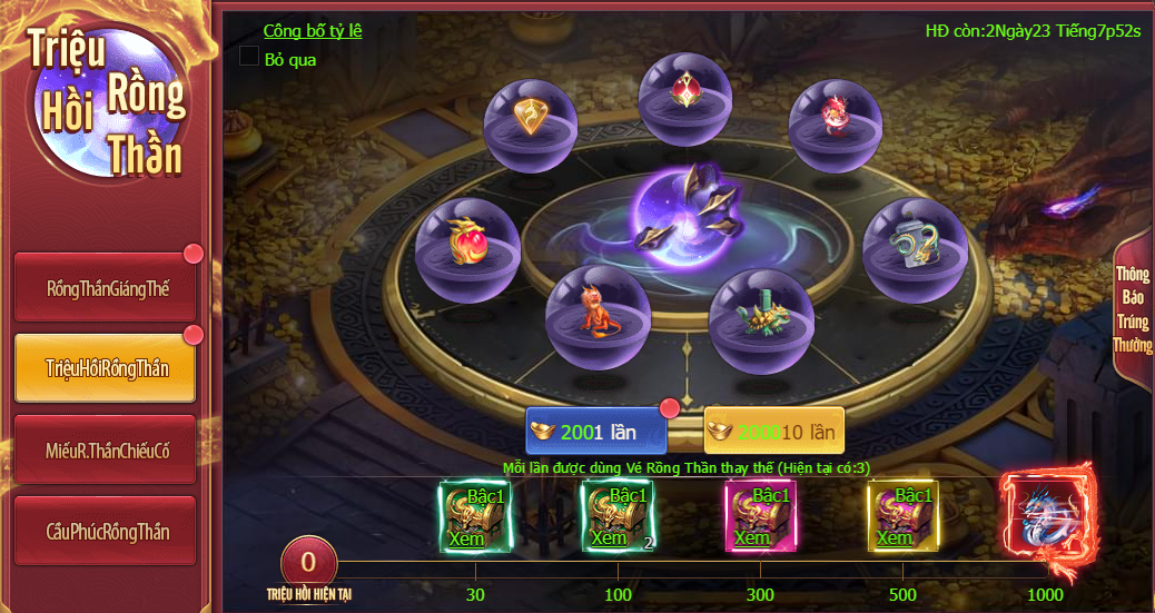 [SỰ KIỆN] TRIỆU HỒI RỒNG THẦN | Kiếm Vũ